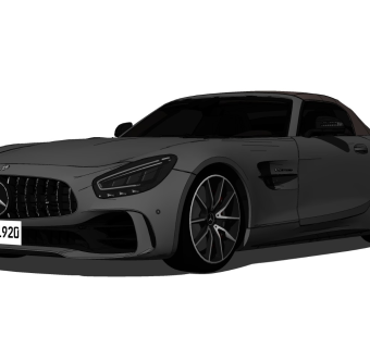 超精细汽车模型 奔驰 MercedesBenzAMG GT